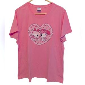 NEW Sanrio My Melody and Sweet Piano Shirt XXL